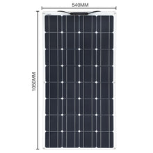 Cargar imagen en el visor de la galería, Kit Placa Solar Flexible 700 W/H/Día 12V Furgoneta Camper &amp; Autocaravana - SolarCell99
