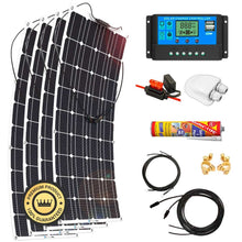 Load image into Gallery viewer, Kit Paneles Solares Flexibles 2800 W/H/Día 12V Furgoneta Camper & Autocaravana - SolarCell99