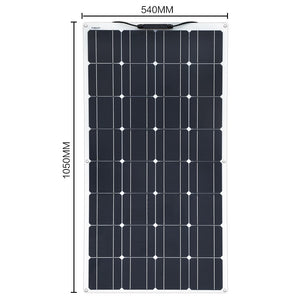 Kit Placa Solar Flexible 700 W/H/Día 12V Furgoneta Camper & Autocaravana - SolarCell99